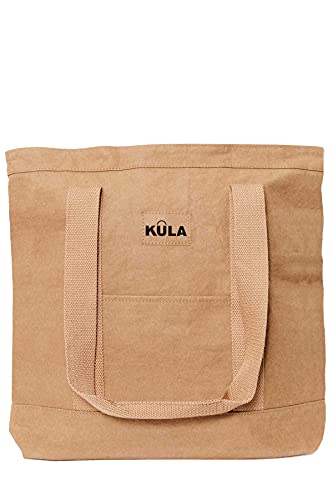 KULA Smithfield Shopper | Bolsa de Compras Vegana con Cremallera | Elegante y única Bolsa...