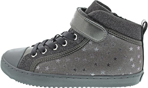 Geox J Kalispera Girl I, Sneakers Niñas, Gris, 28 EU