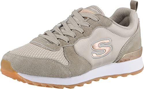 Skechers OG 85 Goldn Gurl, Zapatillas para Mujer, Gray Tpe, 39.5 EU