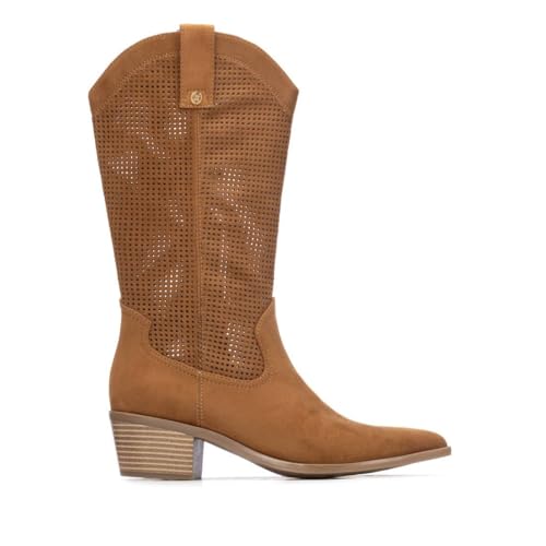 XTI - Botas Camperas Mujer Camel - Calzado Cómodo y Versátil - Moda casual - Modelo 14547302...