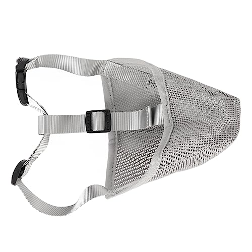 Anti mordisco y masticación de hocico para Perros Ajustable, para Entrenamiento al Aire Libre...
