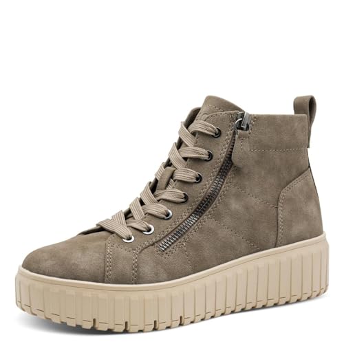 Jana Botas planas veganas de moda para mujer, color topo, talla 38 EU, pardo, 38 EU