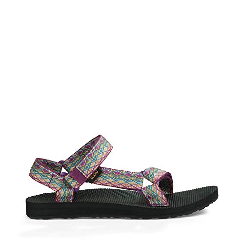 Teva Original Universal, Sandalia Mujer, Miramar Fade Dark Purple Multi, 38 EU
