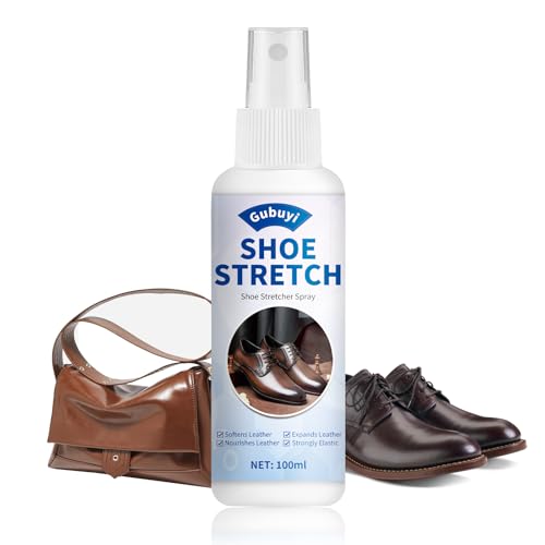 Gubuyi 100ml Spray Dilatador Zapatos, Espray de estiramiento, Suavizante de Zapatos de Cuero, Spray...