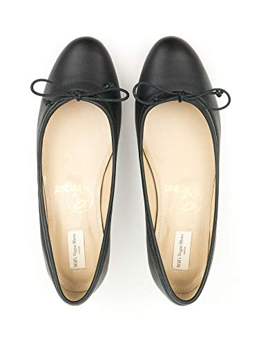 Will's Vegan zapatos para mujer bailarina pisos negro, color Negro, talla 36 EU