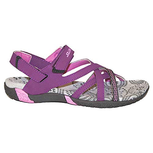 Joluvi Mujer Linda, Sandalias Deportivas, Fucsia, 36 EU