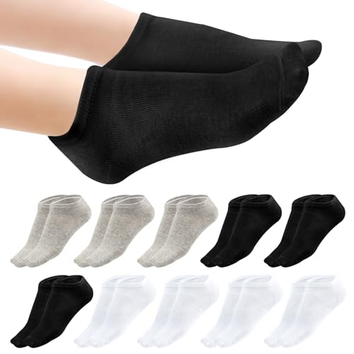 Soleeya 10 Pares Calcetines Cortos Niña Niño Verano de Algodón 9-12 Años Transpirables...