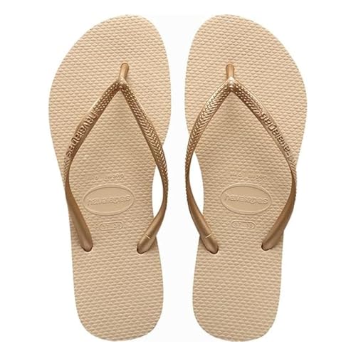 Havaianas - Slim, Chanclas Elegantes, Duraderas y Versátiles, con Suela Texturizada de Goma para...