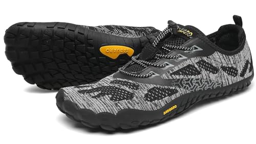 SAGUARO Hombre Mujer Barefoot Zapatillas de Trail Running Minimalistas Zapatillas de Deporte Fitness...