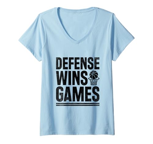 Mujer Defensa gana juegos tiros Jugador de la cancha Camiseta Cuello V