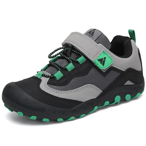 Mishansha Niños Zapatillas de Senderismo Transpirable Antideslizante Zapatos para Correr Unisex...