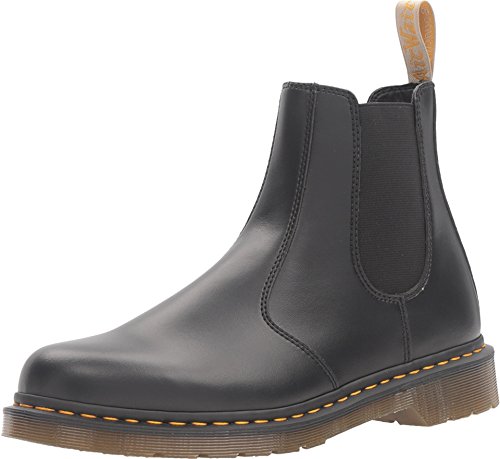 DR MARTENS Vegan 2976, Botas Chelsea Unisex Adulto, Negro, 38 EU