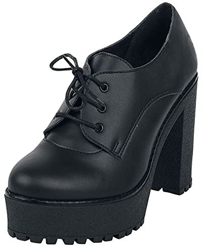 Altercore Trixie Vegan Mujer Tacón Alto Negro EU36 Poliuretano