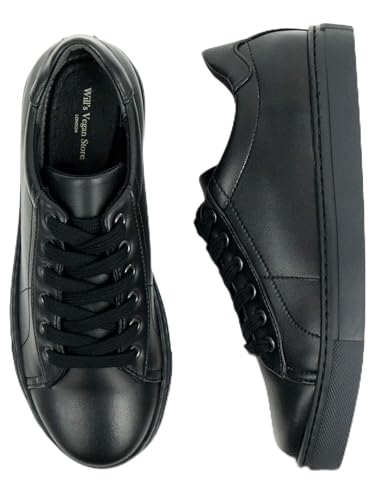 Will's Vegan Zapatos Unisex Niños NY Zapatillas Negro, color Negro, talla 17 EU