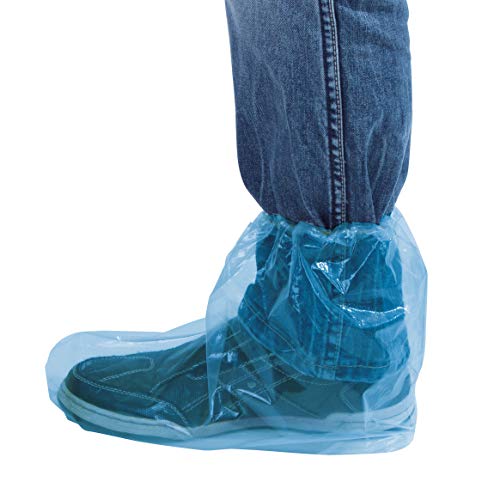 Kerbl 15360 - Cubrezapatos Desechables con Goma elástica, 100 Unidades, 400 x 290 mm