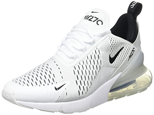Nike W Air MAX 270, Zapatillas de Running Mujer, Blanco White Black White 100, 40 EU