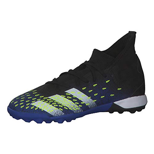 adidas Predator Freak .3 TF, Zapatillas de fútbol Hombre, NEGBÁS/FTWBLA/Amasol, 45 1/3 EU