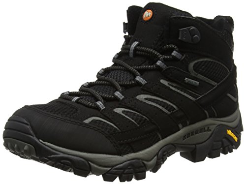 Merrell Hombre Botas de senderismo, Negro, 42 EU
