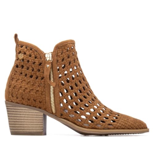 XTI - Botas Camperas Mujer Camel - Calzado Cómodo y Versátil - Moda casual - Modelo 14526701...