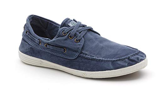 Natural World Eco – Zapatillas Náuticas Veganas 303E – Tela – para Hombres a la Moda –...