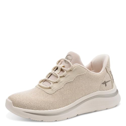 Tamaris Comfort Damen Sneaker Low Cool Insole+Veg, Zapatillas Mujer, Beige, 39 EU