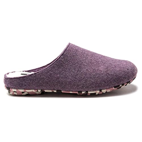V.Gan Vegan Flax Mule Mujer Zapatillas Púrpura 40 EU