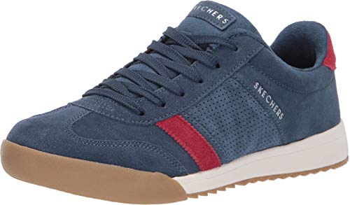 Skechers Zinger-Suede Retro Trainer, Zapatillas Mujer, Azul Marino nvy, 36.5 EU
