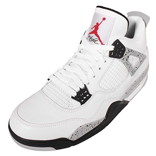 Nike Air Jordan 4 Retro OG, Zapatillas de Baloncesto Hombre, Blanco (Blanco (White/Fire...