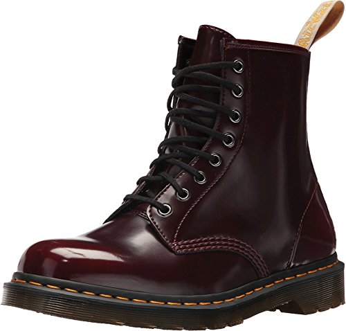 Dr. Martens Vegan 1460, Botas clásicas unisex para adultos, rojo (Cherry Red 600), 37 EU