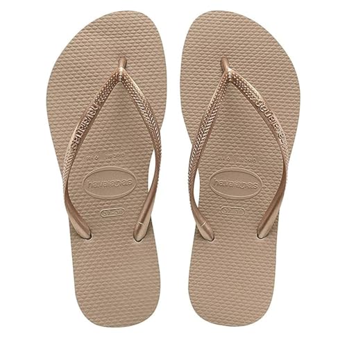 Havaianas Slim, Chanclas Elegantes, Duraderas y Versátiles, con Suela Texturizada para Agarre y...